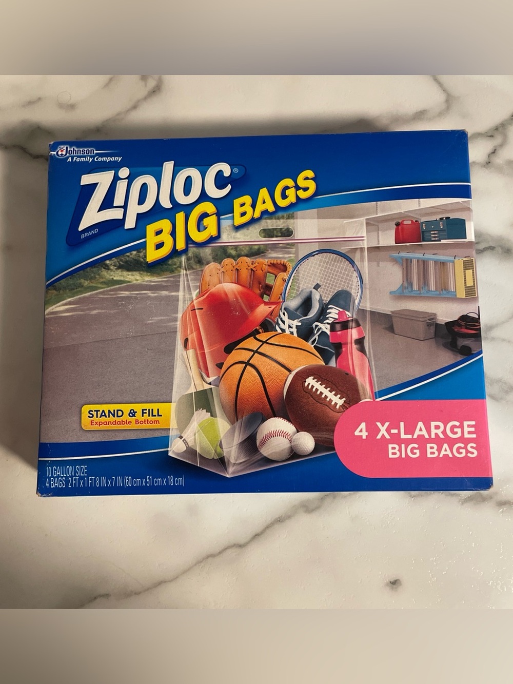 Ziploc Big Bags X-Large Clear Storage Bags - Pack of 4